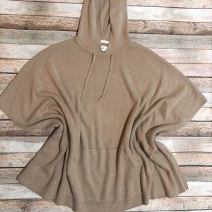 Lou & grey hooded poncho top in Camel M/L